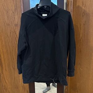 Varley Charcoal Mock Neck Top